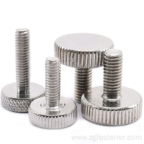 Stainless steel Knurled thin thumb screws M3 M4 M5 Knurled thin thumb Screw